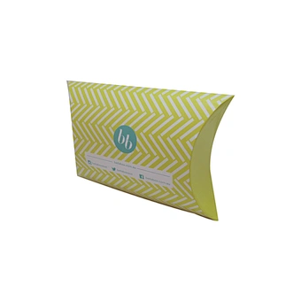 Wholesale Custom Logo Design Box Luxury Paper Cardboard Gift Kraft Pillow Gift Box Wig Pillow Box Packaging