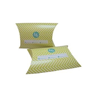 Wholesale Custom Logo Design Box Luxury Paper Cardboard Gift Kraft Pillow Gift Box Wig Pillow Box Packaging